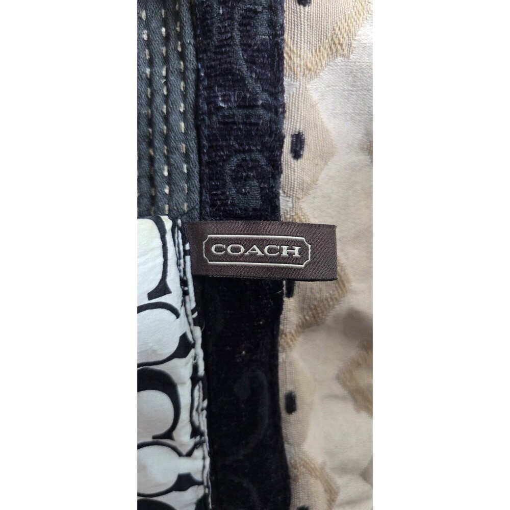 Coach Patchwork / Hobo Bag Purse With a Coach Scarf